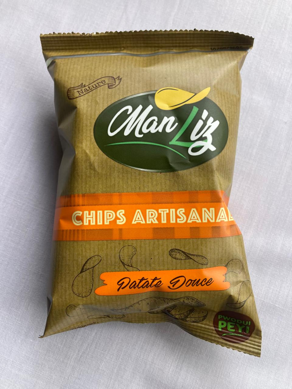 Chips artisanales de patate douce – Man Líz - 30g