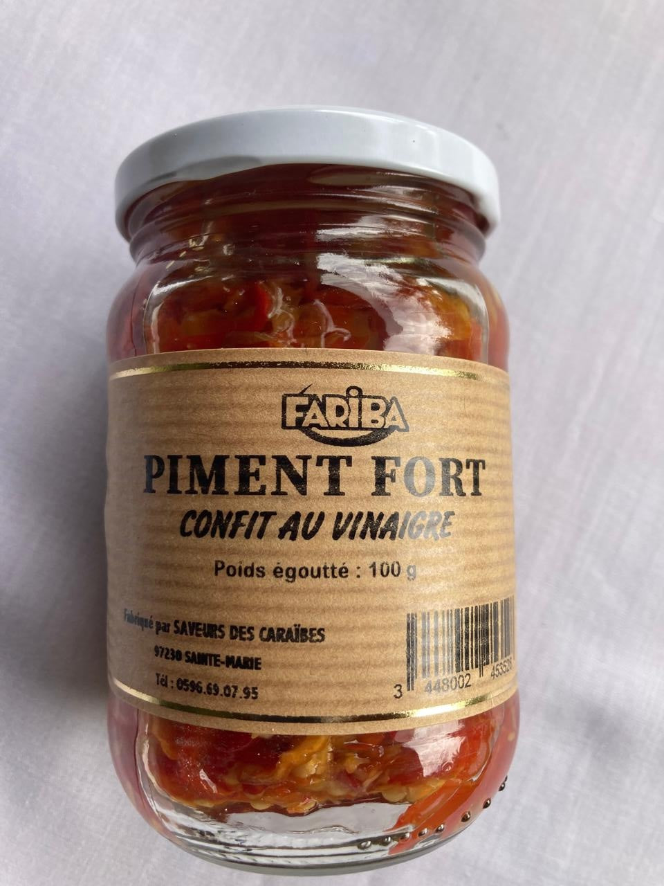 Piment Fort Confit au Vinaigre - 100g
